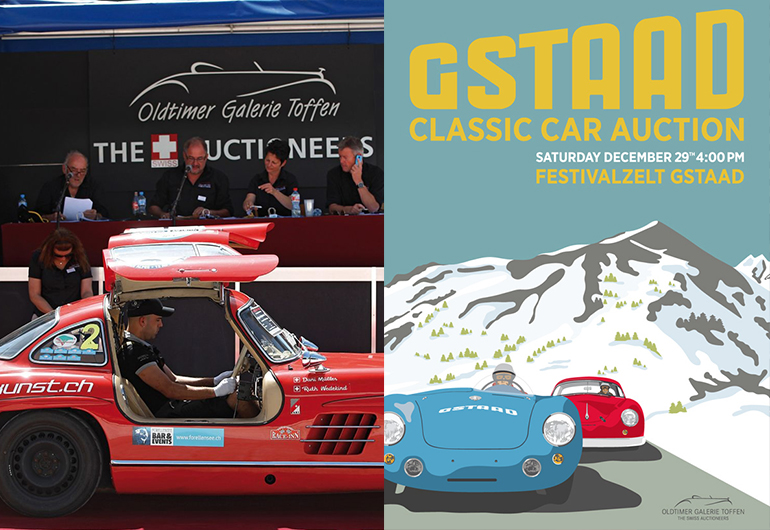 Classic Car Auction - Gstaad 29.12.2019 im Festival Zelt | CLASSIC PORTAL