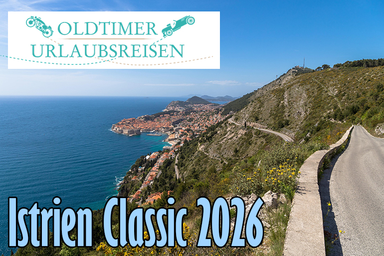 Oldtimer Urlaubsreisen Istrien Classic 2026 Classic Portal Teaser