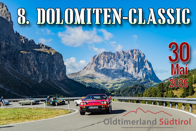 Dolomiten Classic 2026 Oldtimer Tour Suedtirol Classic Portal Teaser