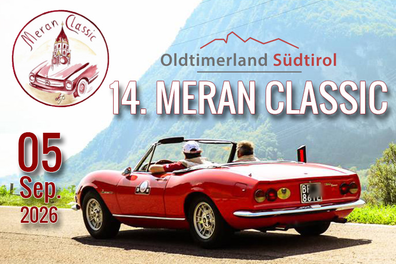 Meran Classic 2026 Oldtimer Tour Suedtirol Classic Portal Teaser