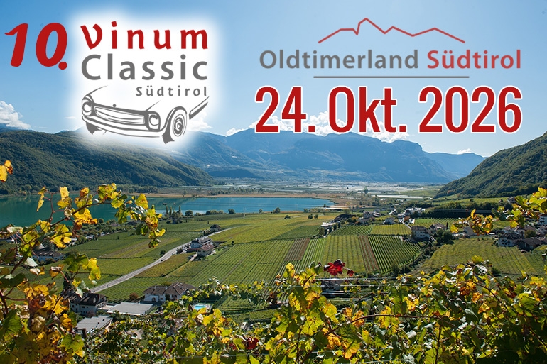 Vinum Classic 2026 Oldtimer Tour Suedtirol Classic Portal Teaser
